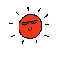 Morning Sunglasses Sticker - Morning Sunglasses Sun Stickers