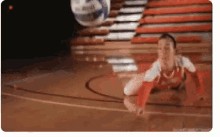volleyball dive volleyball dive