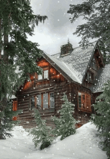Shrubs House GIF - Shrubs House Snowfall GIFs