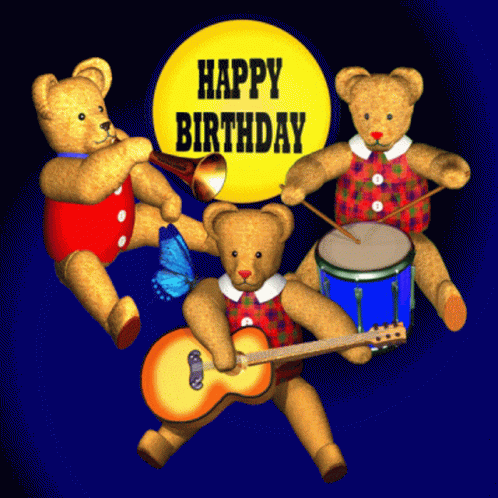 teddy bear wish happy birthday
