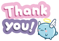 Thankyou Cat Sticker - Thankyou Cat Cute Stickers
