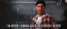 6 GIF - Never Coming Back To School Billy Madison Adam Sandler GIFs