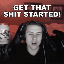 Get That Shit Started Ryan Luza GIF - Get That Shit Started Ryan Luza Flyinryanluza GIFs