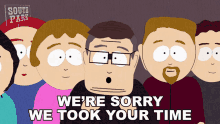 Were Sorry We Took Your Time Father Maxi GIF - Were Sorry We Took Your Time Father Maxi South Park GIFs