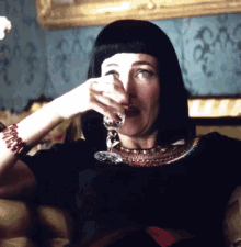 Gillian Anderson None Of My Business GIF - Gillian Anderson None Of My Business Crooked House GIFs