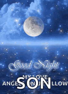 Good Night My Love GIF - Good Night My Love Angels On Your Pillow GIFs