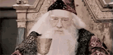 harry potter dumbledore cheers raise glass