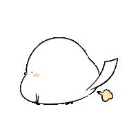 White Bird Sticker - White Bird Blushed Stickers