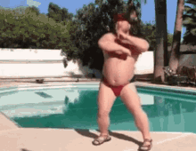 Dancing Pool Side GIF - Dancing Pool Side Funny Guy GIFs