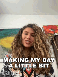 Making My Day A Little Bit Brighter Today Juliana Harkavy GIF - Making My Day A Little Bit Brighter Today Juliana Harkavy Cameo GIFs