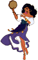 Esmeralda Disney Sticker - Esmeralda Disney The Hunchback Stickers