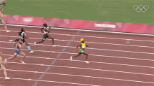 Finish Line Nbc Olympics GIF - Finish Line Nbc Olympics Sprinting GIFs