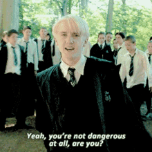 Draco Malfoy Harry Potter GIF - Draco Malfoy Harry Potter Walk GIFs