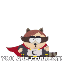 You Are Correct The Coon Sticker - You Are Correct The Coon Eric Cartman Stickers