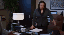Chicago Med - There'S The Door GIF - Chicago Med S Epatha Merkerson Sharon Goodwin GIFs
