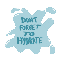 Hydrate Drink Sticker - Hydrate Drink Water Stickers