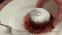 Raspberry-filled Molten Chocolate Cupcakes GIF - Raspberryfilling Molten Chocolate GIFs