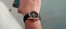 hand arm watch time analog watch
