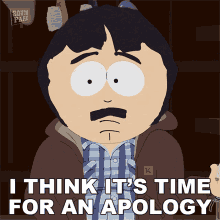 I Think Its Time For An Apology Randy Marsh GIF - I Think Its Time For An Apology Randy Marsh South Park GIFs