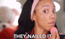 They Nailed It Alyssa Wallace GIF - They Nailed It Alyssa Wallace Satisfied GIFs