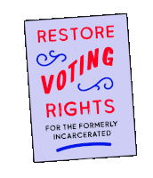 State Voices Disenfranchisement Sticker - State Voices Disenfranchisement Voter Suppression Stickers