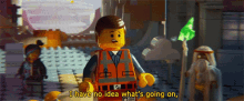 The Lego Movie Emmet GIF - The Lego Movie Emmet I Have No Idea Whats Going On GIFs
