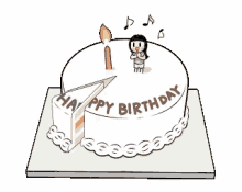 Happy Birthday Cake GIF - Happy Birthday Cake Sing GIFs