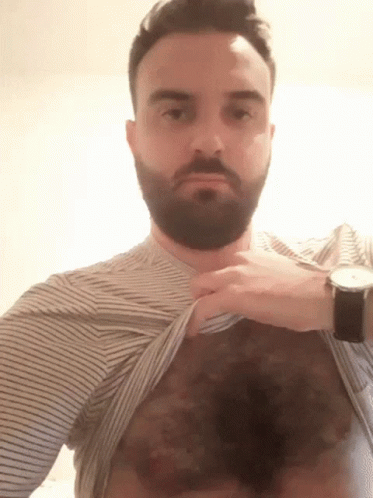 ch,Ch Wolfman,Hairy,Chest Hairs,selfie,gif,animated gif,gifs,meme.