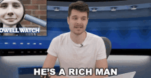 Hes A Rich Man Benedict Townsend GIF - Hes A Rich Man Benedict Townsend Youtuber News GIFs