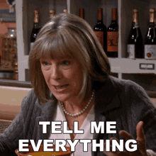 Tell Me Everything Marjorie GIF - Tell Me Everything Marjorie Mom GIFs