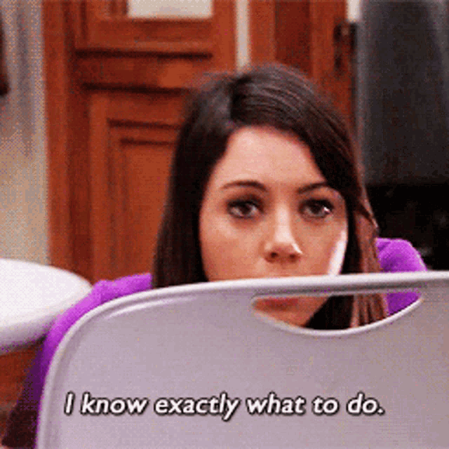 I know exactly. April Ludgate Andy. Havent to do гифка.