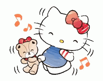 Hello Kitty Dancing Gif Hello Kitty Dancing Dance Discover Share Gifs