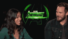 Chris Pratt Zoe Saldana GIF - Chris Pratt Zoe Saldana Reactions GIFs