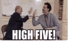 Borat High Five GIF - Borat High Five GIFs