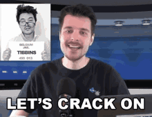 Lets Crack On Benedict Townsend GIF - Lets Crack On Benedict Townsend Youtuber News GIFs