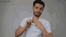 Half Shirt Off GIF - Younger Tv Younger Tv Land GIFs