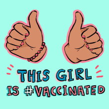 This Girl Is Vaccinated Vaccine GIF - This Girl Is Vaccinated Vaccinated Vaccine GIFs