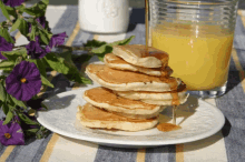Spring Breakfast Pancakes GIF - Spring Breakfast Pancakes Syrup GIFs