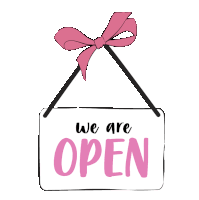 We Are Open Back In Business Sticker - We Are Open Open Back In Business Stickers