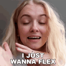 I Just Wanna Flex Mimi GIF - I Just Wanna Flex Mimi Michaela Lintrup GIFs