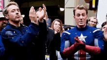 Avengers Clapping GIF - Avengers Clapping Chris Evans GIFs