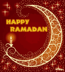 Happy Ramadan Moon GIF - Happy Ramadan Moon Candle GIFs