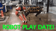 Robot Play Date GIF - Play Date Robots GIFs