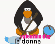 La Donna Valentines Day GIF - La Donna Valentines Day Club Penguin GIFs