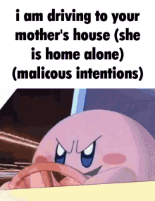 Kirby Your Mother GIF - Kirby Your Mother Yo Mama GIFs