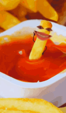 Fries Chips GIF - Fries Chips Ketchup GIFs