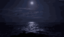 Night Moon GIF - Night Moon Beach GIFs