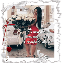 bom dia flower quote message girl