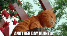 Garfield Another Day Ruined GIF - Garfield Another Day Ruined Day Ruined GIFs