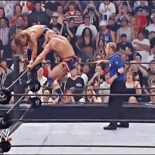 Kurt Angle Shawn Michaels GIF - Kurt Angle Shawn Michaels Super Angle Slam GIFs
